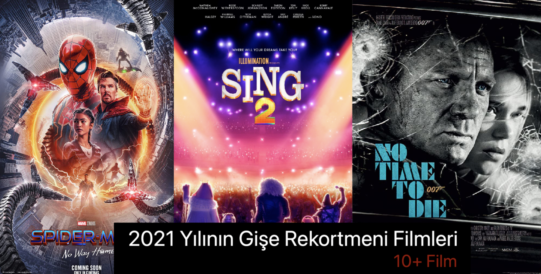 2021 Yılının Gişe Rekortmeni Filmleri (10+ Film)
